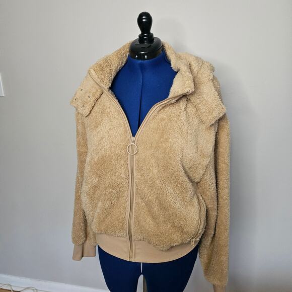 Olivia Sky Faux Shearling Zip Jacket - Picture 1 of 7